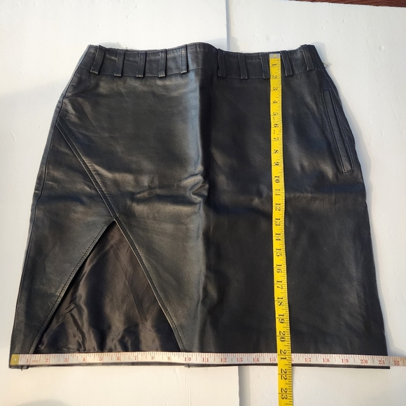 Leather Cult Black Leather Mini Skirt - Picture 8 of 9